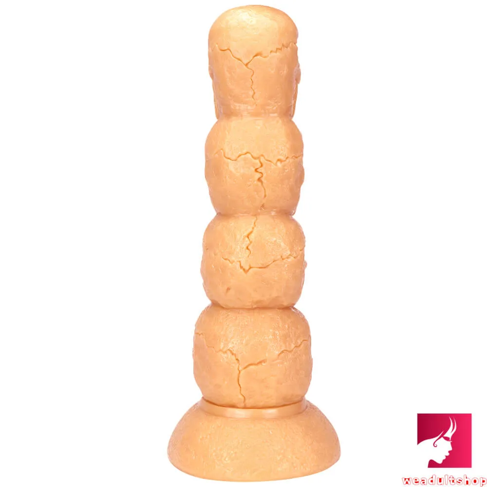 14.37in Realistic Skull Odd Big Thick Dildo For Anal Sex Fucking