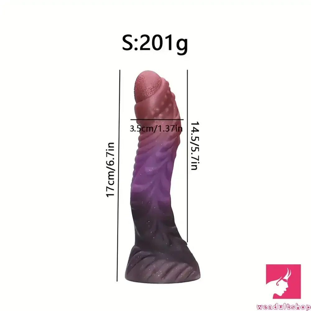 5.7in 7.08in Fantasy Monster Silicone Soft Cock Dildo For Prostate Sex