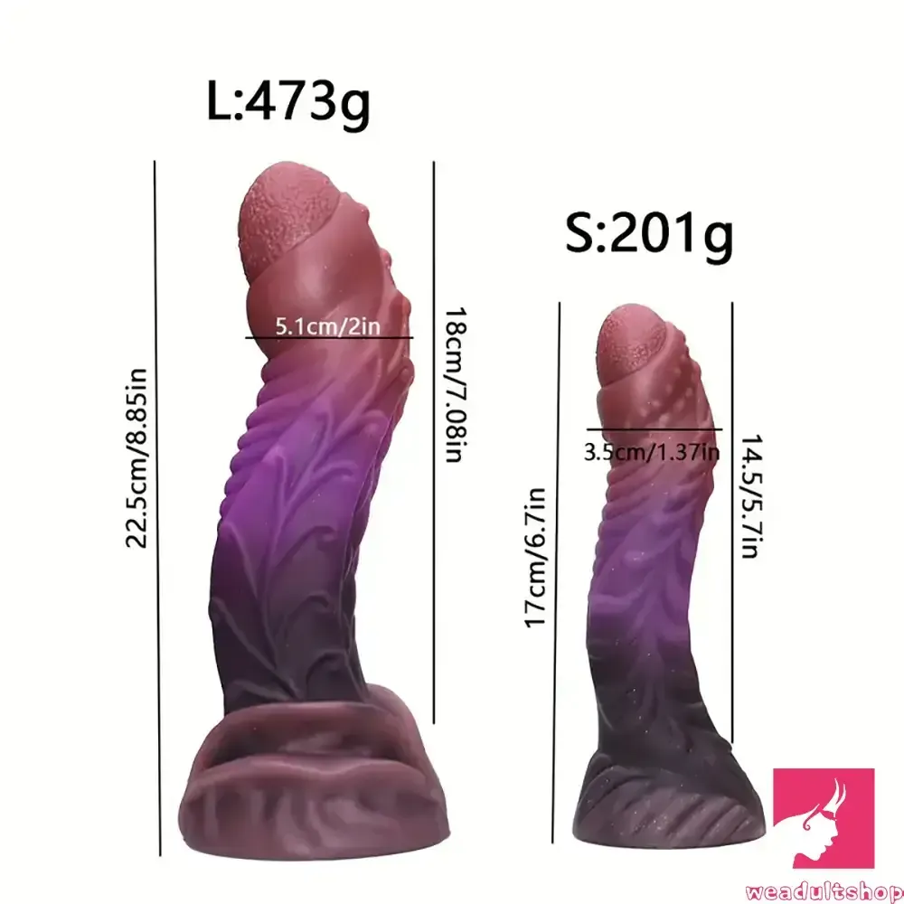 5.7in 7.08in Fantasy Monster Silicone Soft Cock Dildo For Prostate Sex