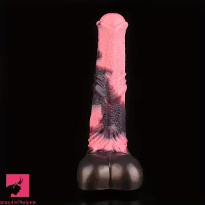 9.8in Fantasy Silicone Big Soft Horse Penis Animal Dildo Adult Toy