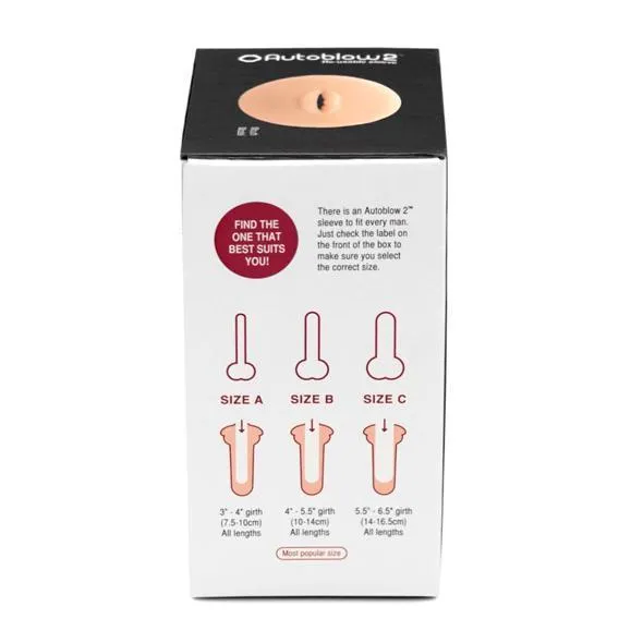 Autoblow - 2 Plus XT Sleeve Vagina and Mouth Orifice (Beige)