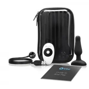 B-Vibe - Novice Remote Control Rechargeable Anal Plug (Black)