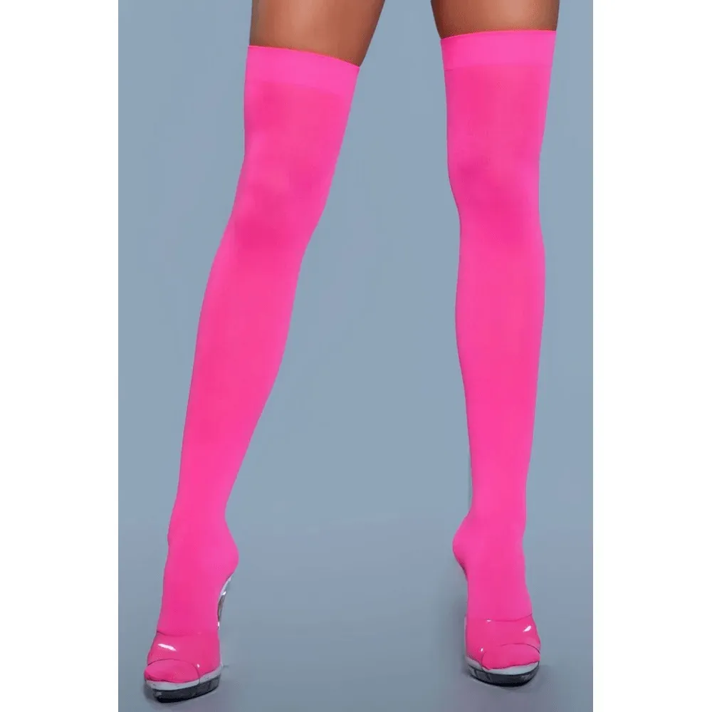 BeWicked Opaque Nylon Thigh Highs