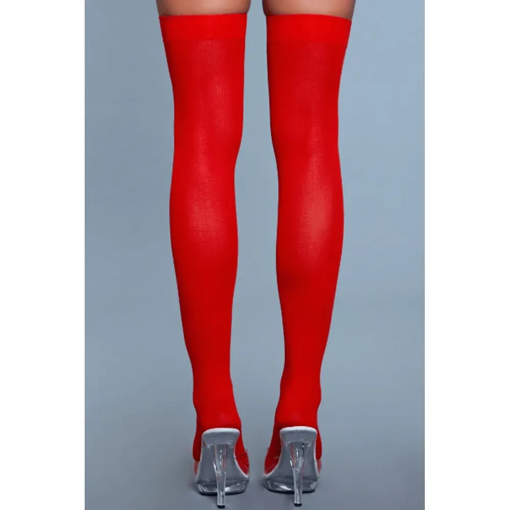 BeWicked Opaque Nylon Thigh Highs