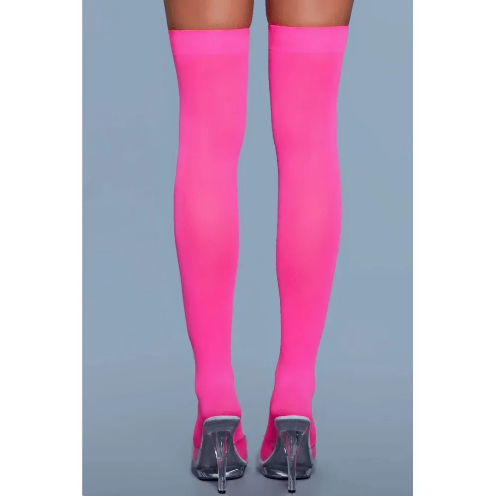 BeWicked Opaque Nylon Thigh Highs