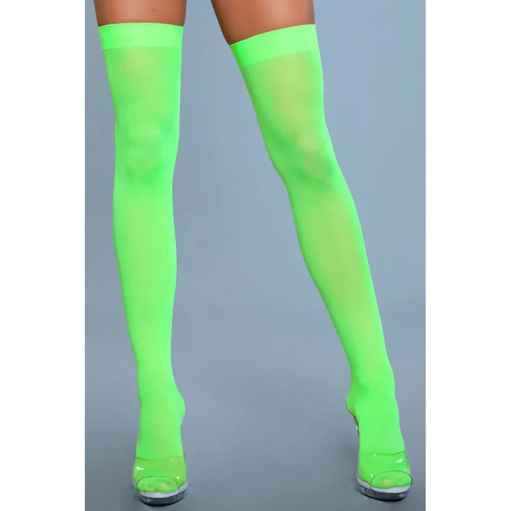 BeWicked Opaque Nylon Thigh Highs