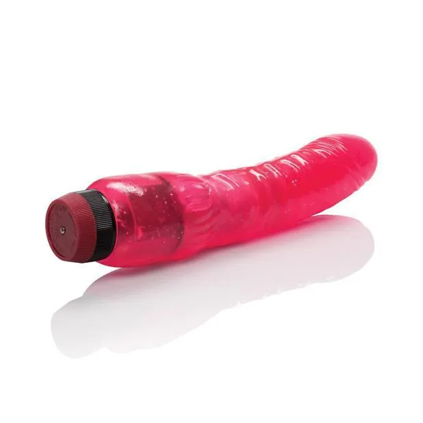 California Exotics - Hot Pinks Long John Vibrating Dildo 8 (Pink)