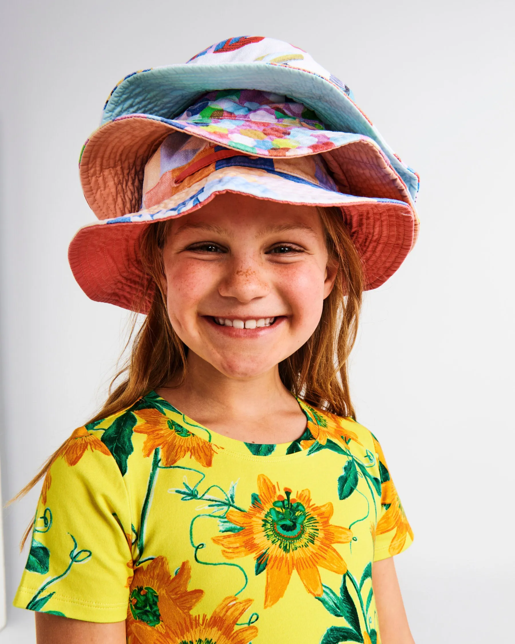 Confetti Pink Beach Hat