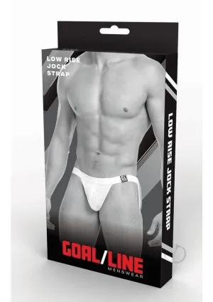 Goal Line Low Rise Jockstrap S/m Wht