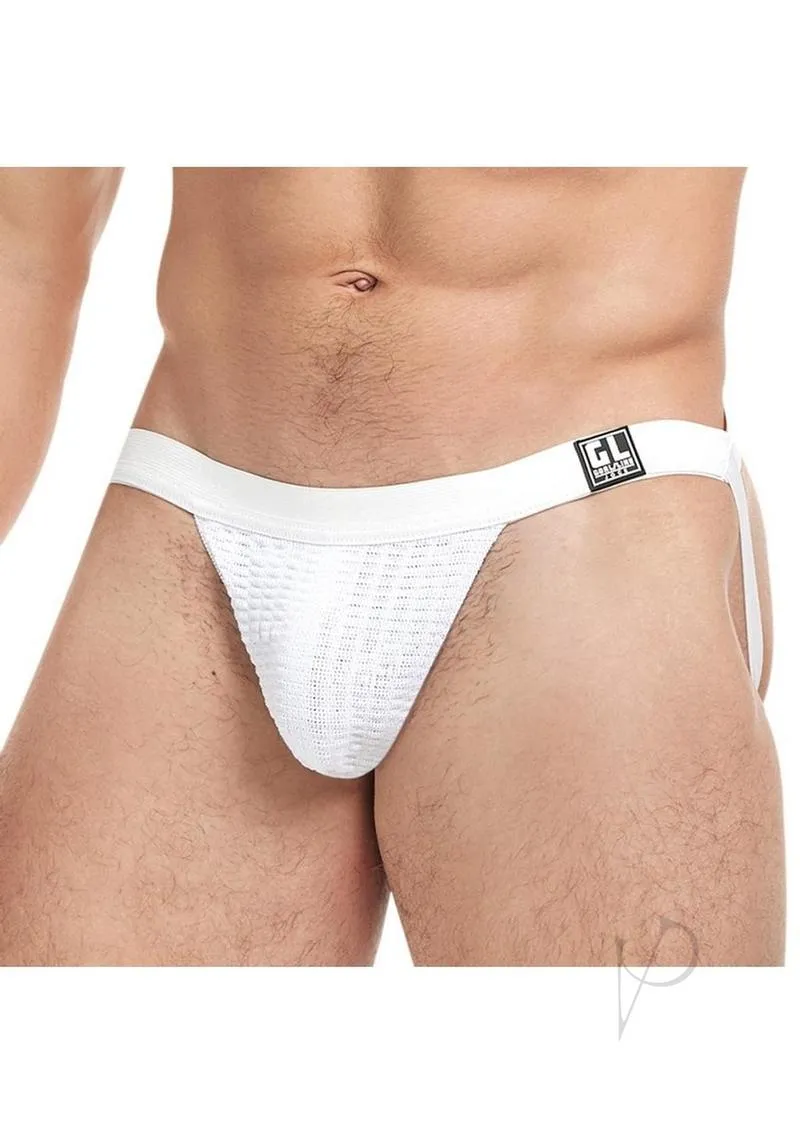 Goal Line Low Rise Jockstrap S/m Wht