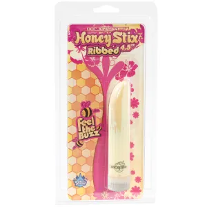 Honey Stix Vibrator 4.5in. (Ribbed)