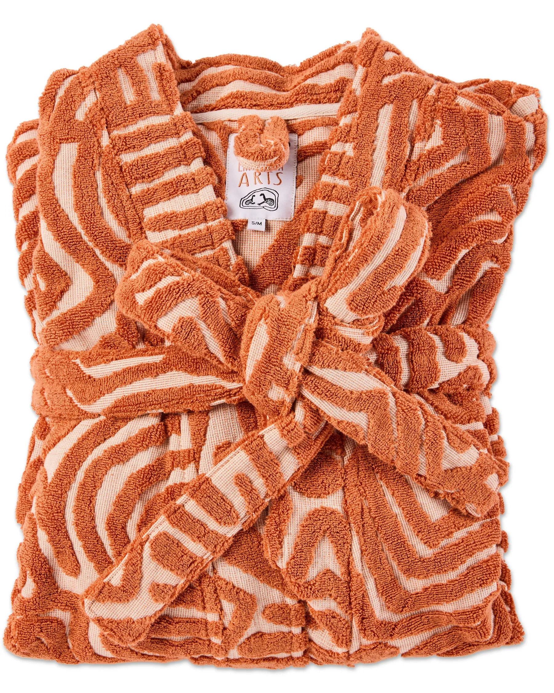 Kalaya Tjukurpa Sand Embossed Terry Bath Robe