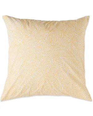 Kalaya Tjukurpa Straw Organic Cotton European Pillowcases