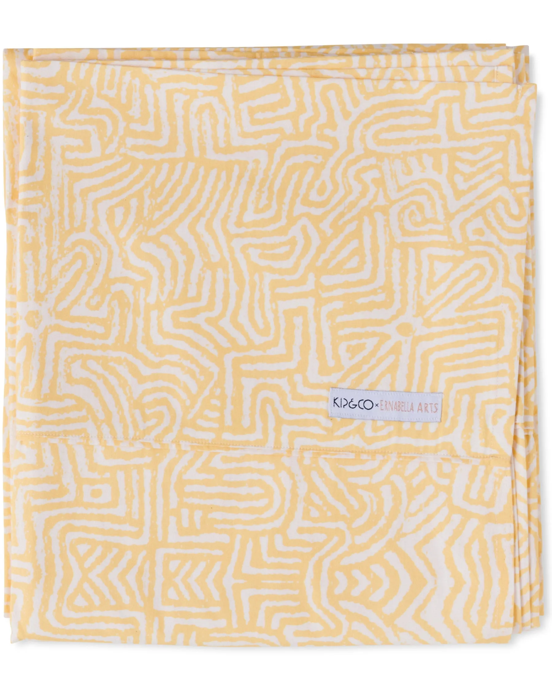 Kalaya Tjukurpa Straw Organic Cotton Flat Sheet