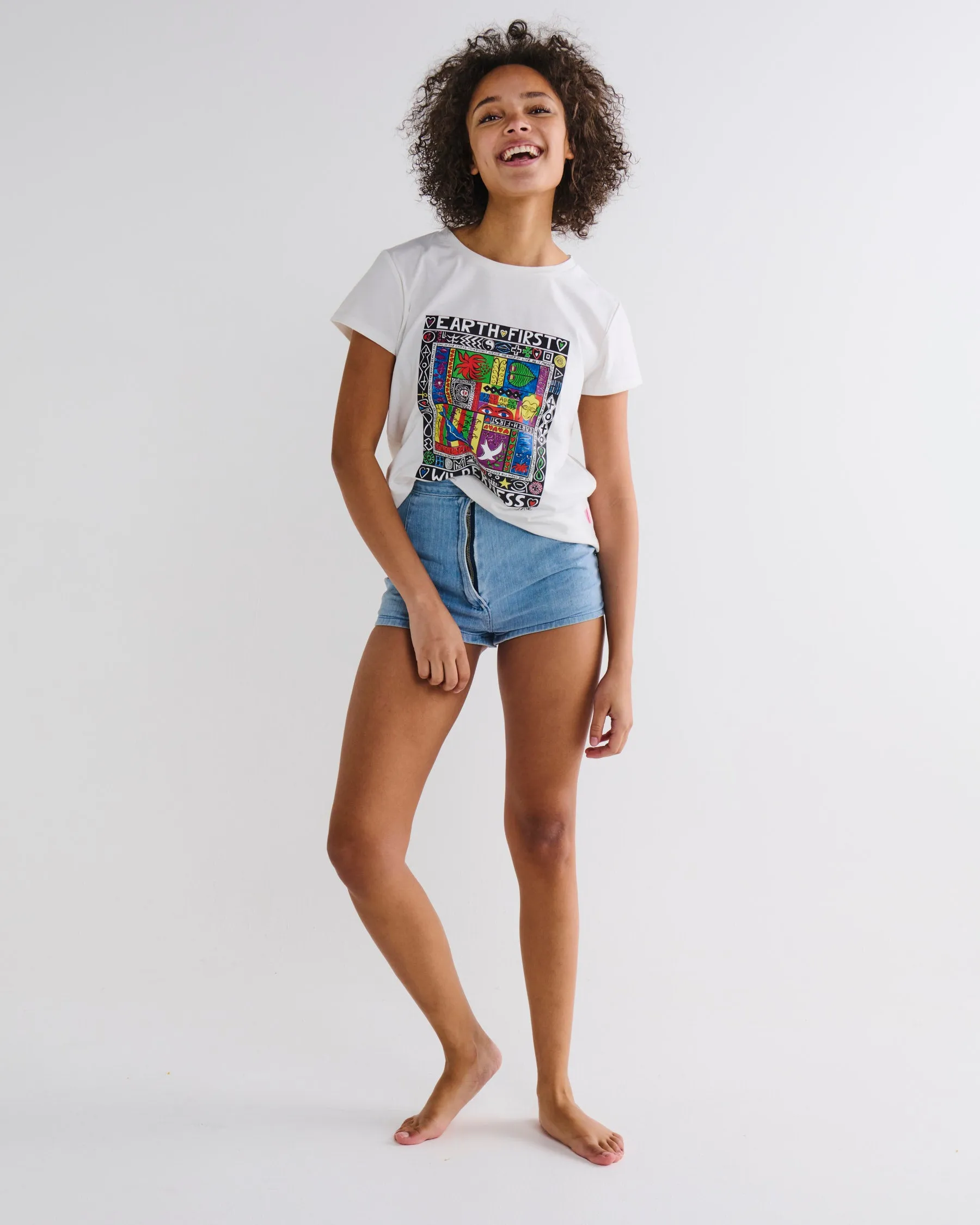 Kip&Co x Jenny Kee Earth First Wilderness Adult Organic Cotton T-shirt