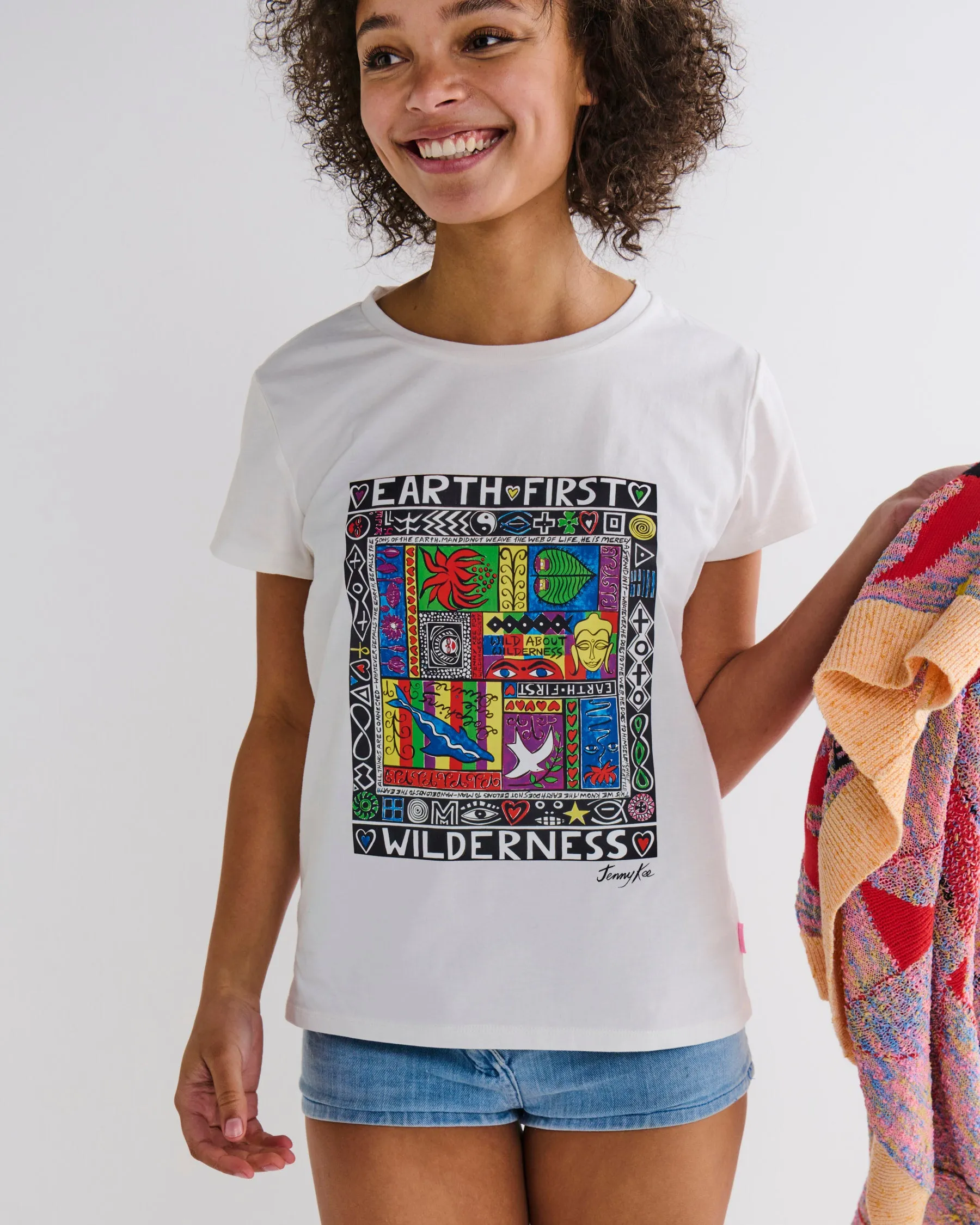 Kip&Co x Jenny Kee Earth First Wilderness Adult Organic Cotton T-shirt