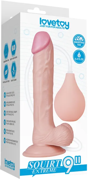 Lovetoy 9'' Squirt Extreme Dildo