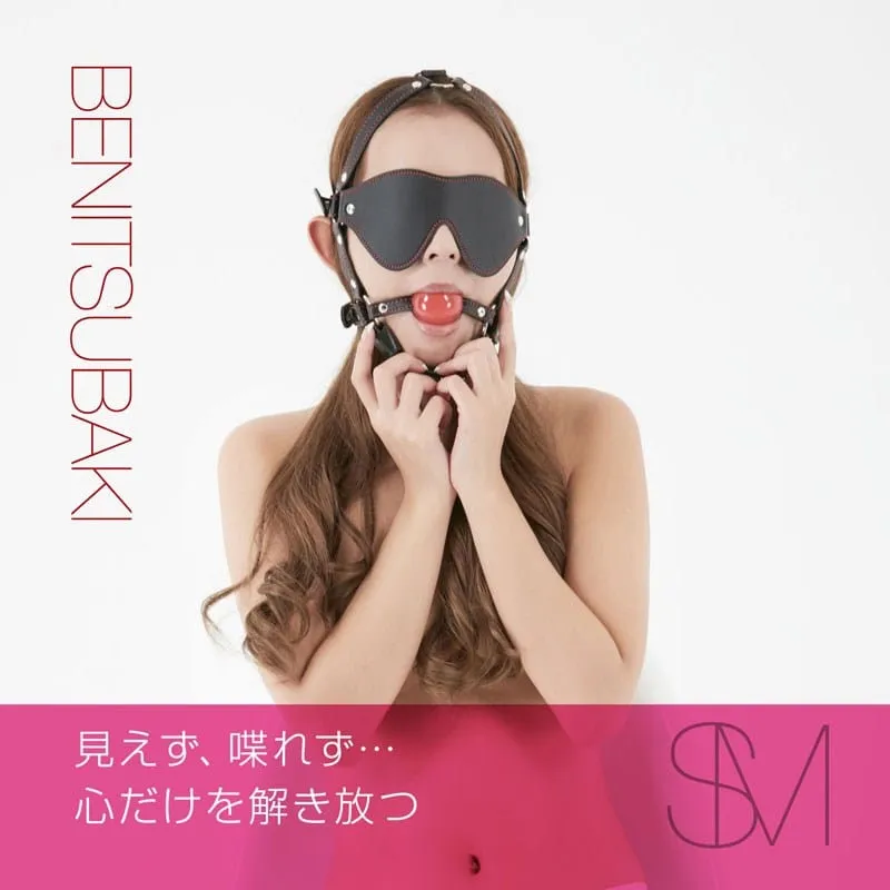 NPG - Benitsubaki Ball Gag with Blindfold Set (Black)