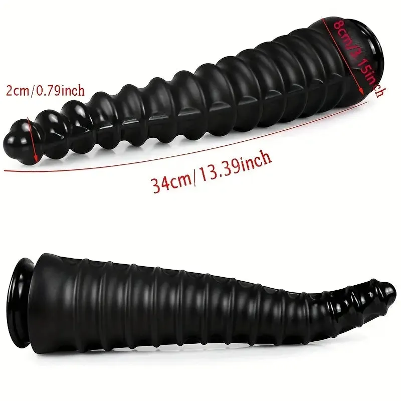 Super Long Thick Anal Beads Anal Plug Thread Large Prostate Massager