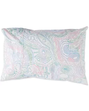 Tjala Tjukurpa Pastel Organic Cotton Pillowcases