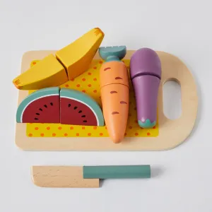 Wooden Fruit Chopping Set by Zookabee
